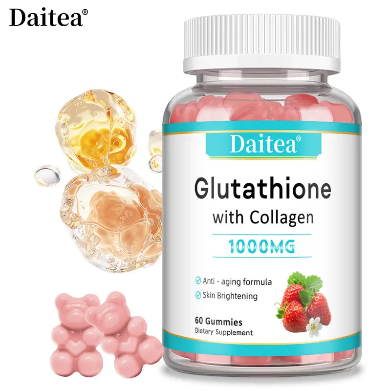 Glutathione with Collagen Capsules Vitamin C Skin Brightening Skin Care Beauty Health Deeply Nourishes The Skin