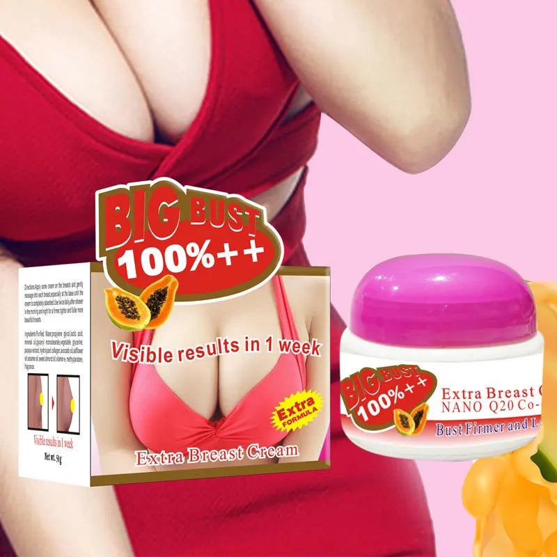 Fast Growth Breast Enlargement Cream Lift Firm Breast Improve Sagging Massage Chest Rapidly Body Moisturizing Smooth Bright Care