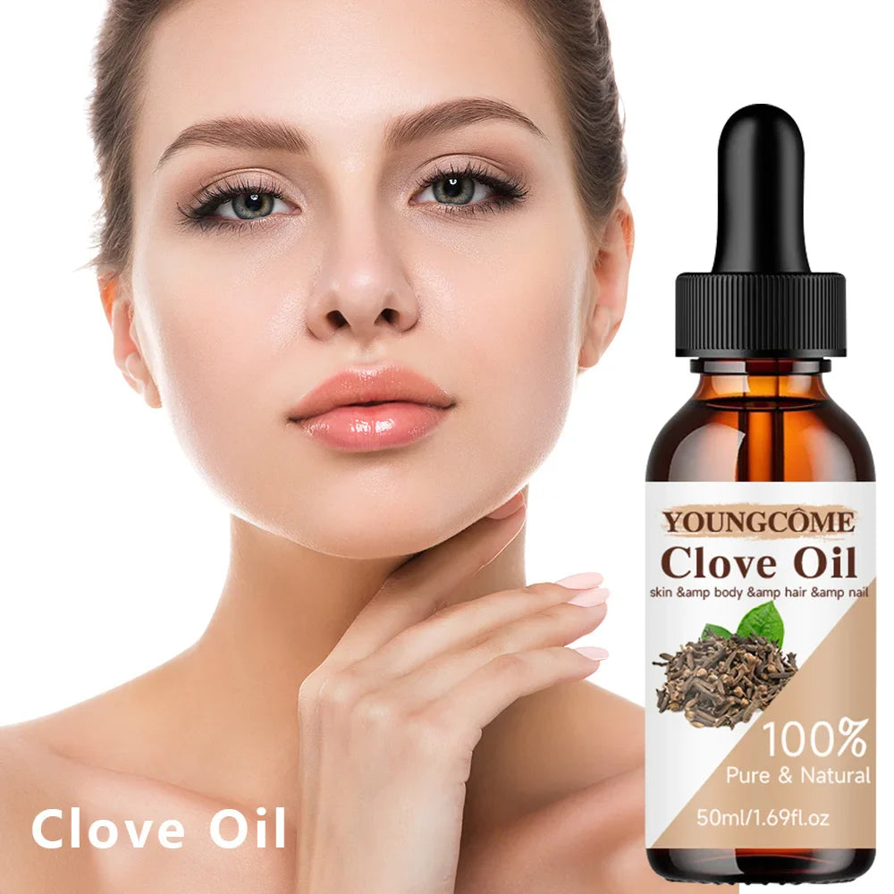 Clove essential oil helps keep skin hydrated and improves skin elasticity shine facial care Moisturizing Repair Anti-aging