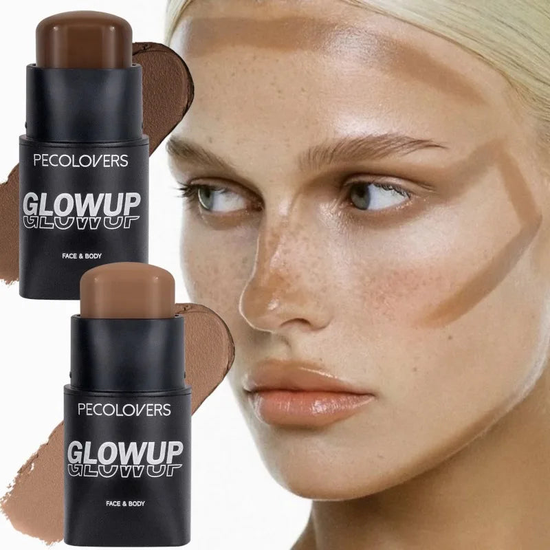 1PC Cover Dark Circles and Acne Marks, Concealer Stick, Body Shadow, Nose Shadow, Contour Stick To Create Flawless Makeup
