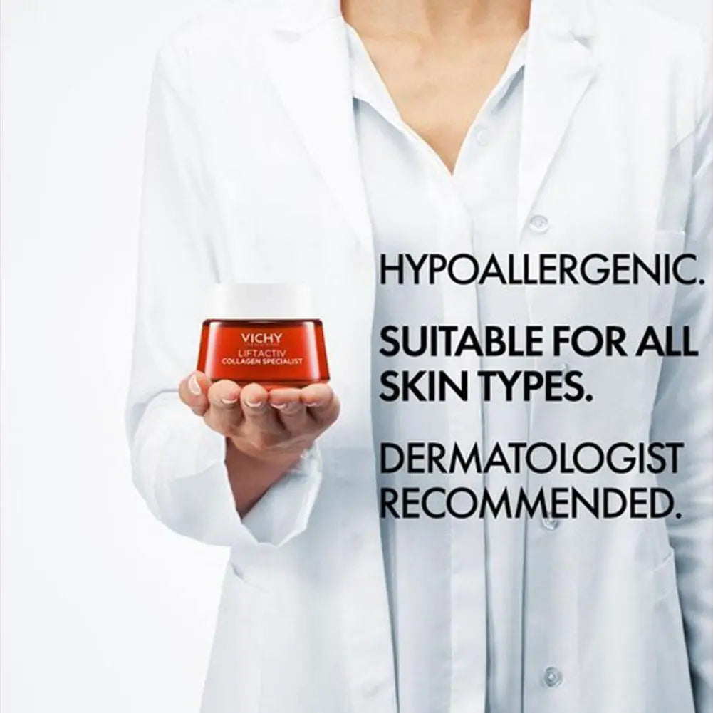 Vichy Collagen 16 Days Anti-Aging Day Cream Deep Moisturizing Firming Night Cream Wrinkle Reduction Moisturizer Skin Care