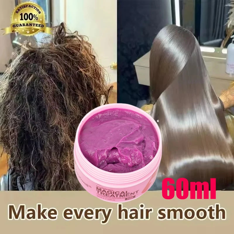 Magical Keratin Hair Mask 5 Seconds Repair Damaged Frizzy Hair Soft Smooth Shiny Nutrition Deep Moisturize Nourishing Hair Care