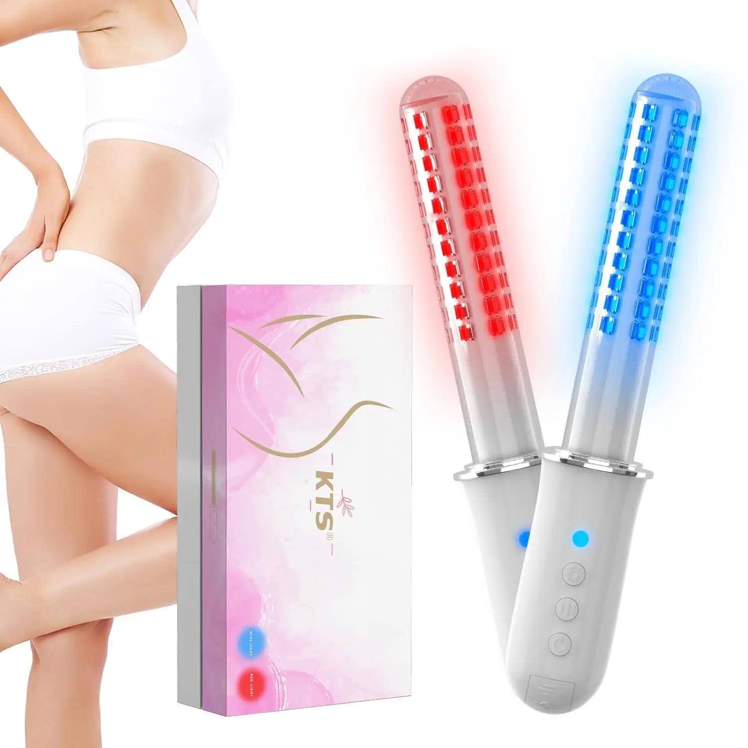 KTS Vaginal Vibrator Wireless Vaginal Massager Red Light Therapy Device for Vaginitis Female Sex Wand Vaginal Tightening Device