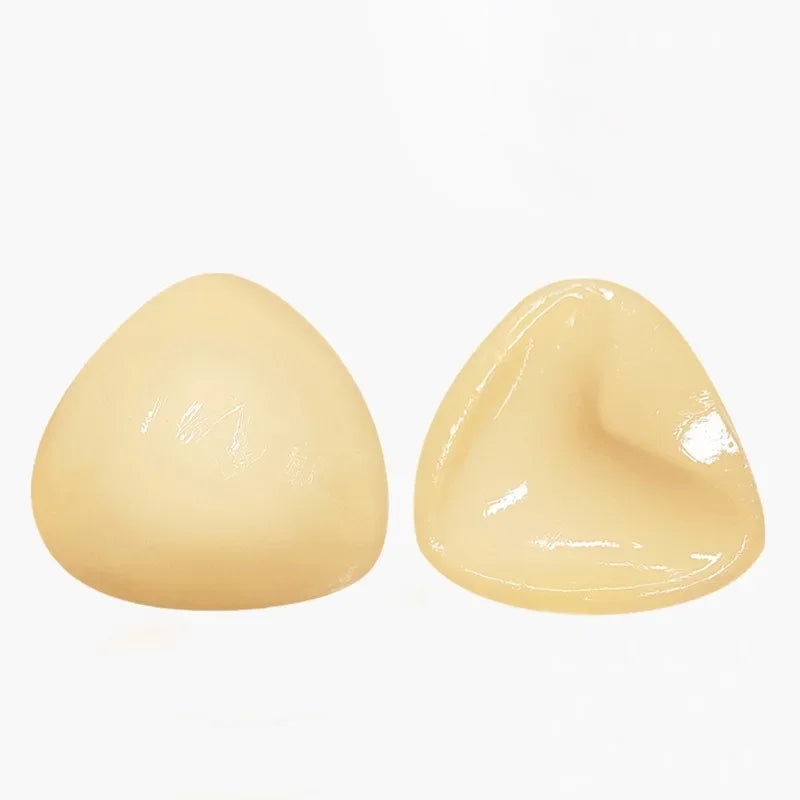 1 Pair Solid Self Adhesive Bra Double Both Sided Sticky Push Up Bra Inserts Reusable Adhesive Ultra Breast Lift Padding Insert