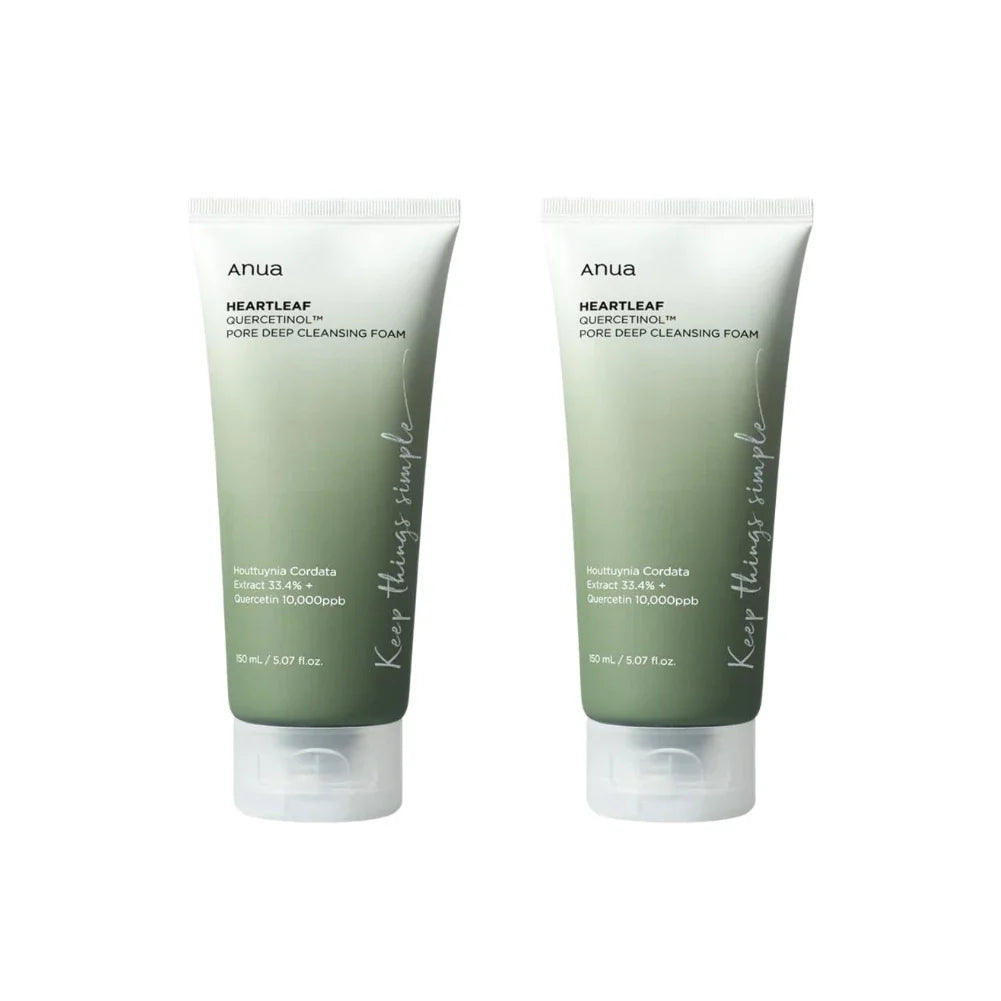 Heartleaf Quercetinol Pore Deep Cleansing Foam Cleanser Skin Care For Women