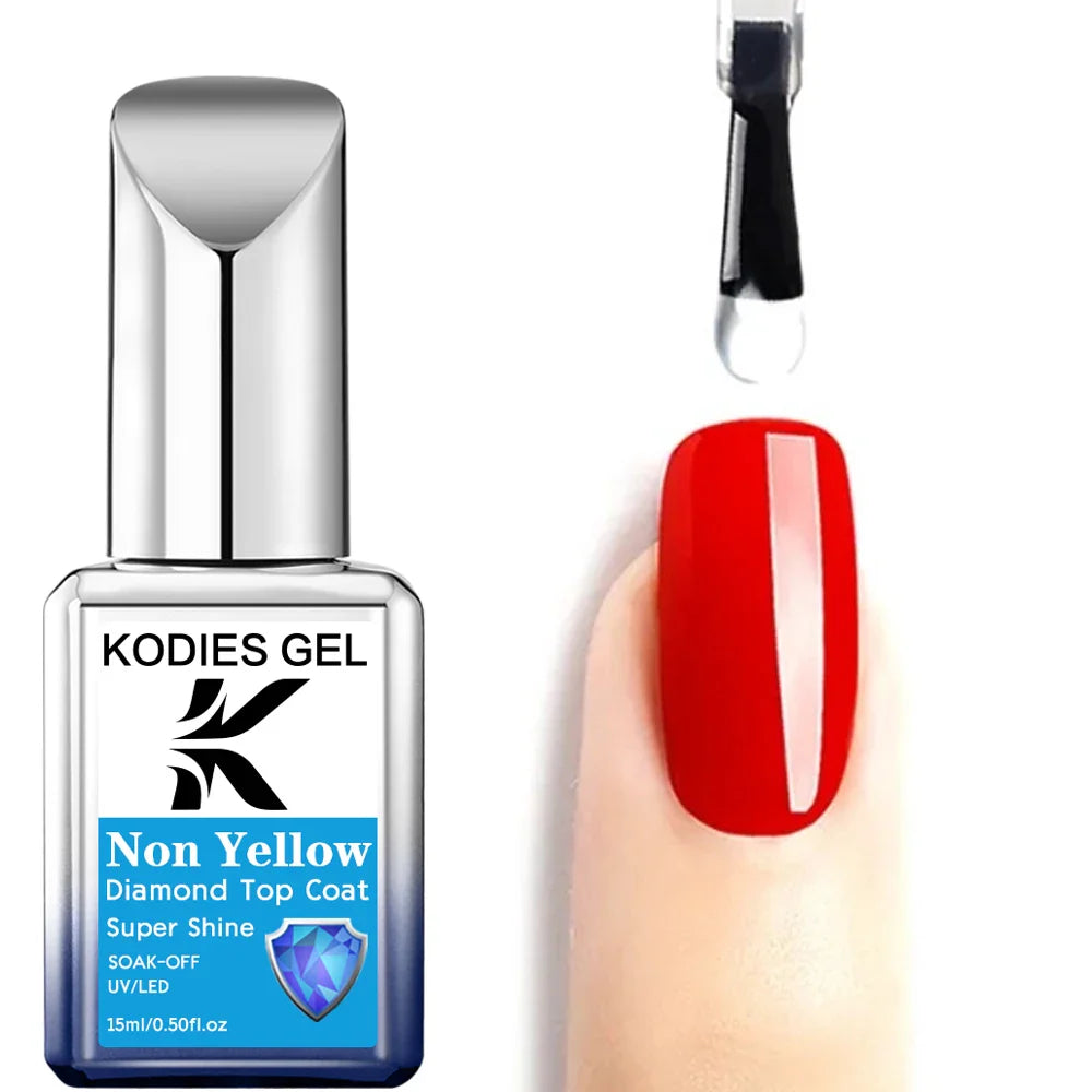 KODIES GEL Bio Keratin Rubber Base Coat UV Gel Nail Polish Vitamin Formula Repair Nail 15ml Semi Permanent Manicure Strengthener