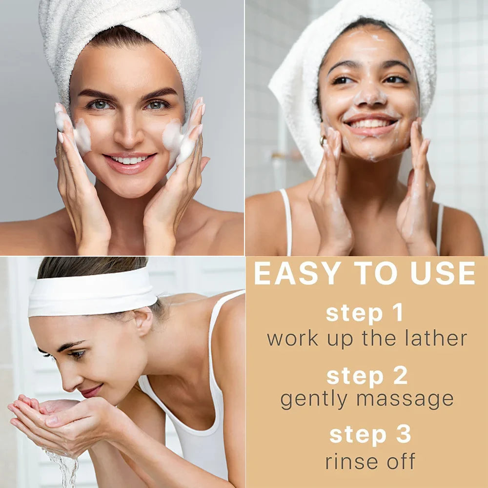 2 Pack Handmade Agarwood Soap] 2 Pack of Agarwood Soap Essential Oil Handmade Soap Sandalwood Soap