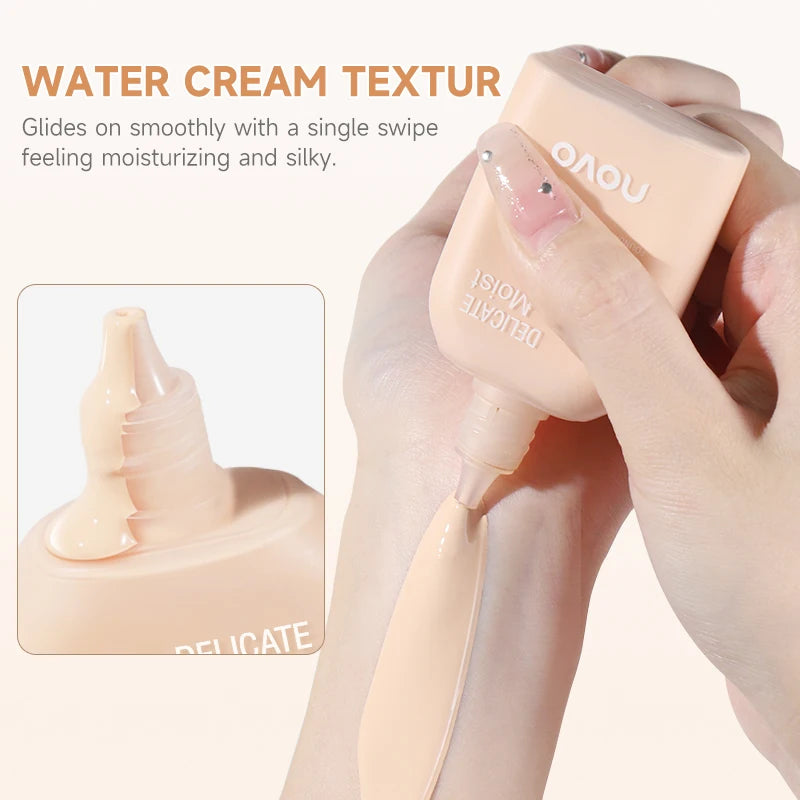 Smooth Liquid Foundation, Moisturizing BB Cream, Long-Lasting Oil-Control CC Cream, Waterproof And Sweat-Proof,Even skin tone