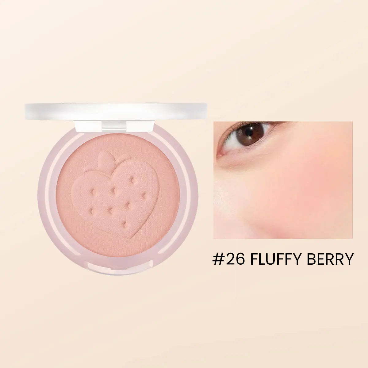 PERIPERA PURE BLUSHED SUNSHINE CHEEK,Silky Powder Blush,Natural Healthy Glow,Soft-Focus Matte Finish,K-Beauty,Korean Makeup