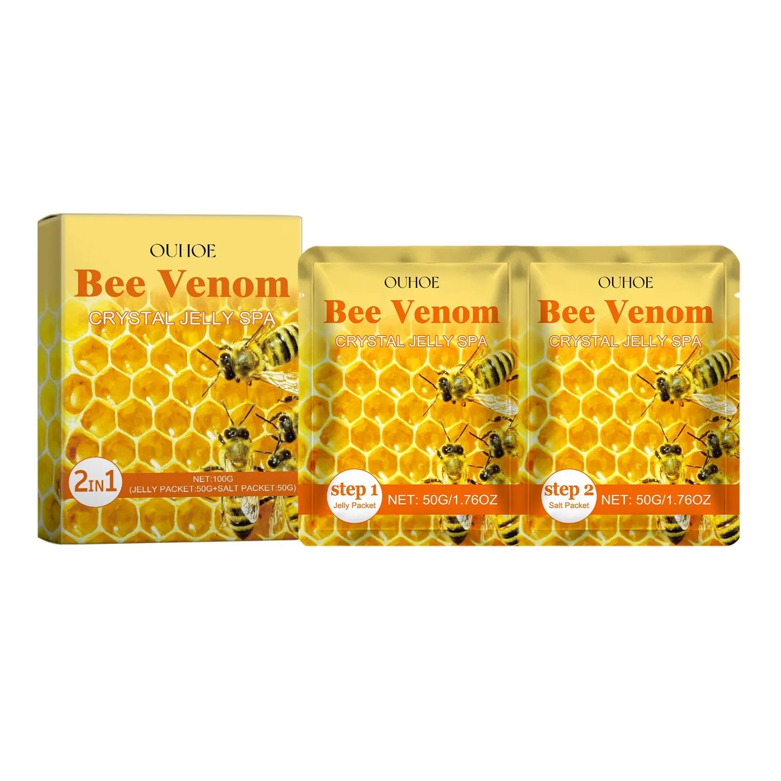 Crystal Jelly Spa Foot Soak Remove Dead Skin Soften Calluses Body Exfoliation Eliminate Fatigue Soothing Mud Scruber Skin Care