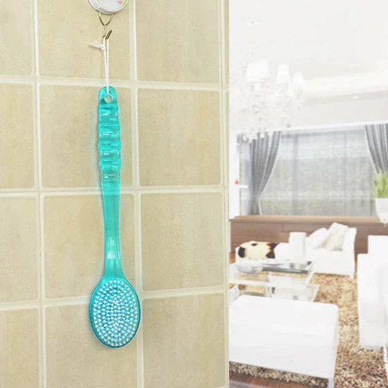 Long Handle Soft Bath Body Brush Back Shower Brushes With Handle Exfoliating Scrub Skin Massager Exfoliation Bathroom Brush