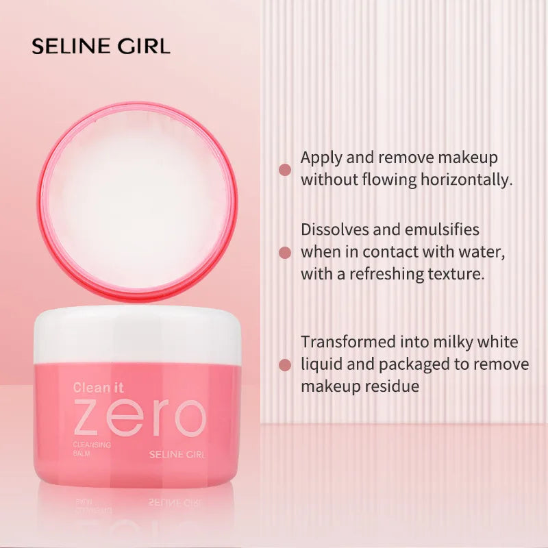 3-in-1 Melting Cleansing Balm: Effortlessly Remove Eye, Lip & Face Makeup in One Step, Gentle Cleanse