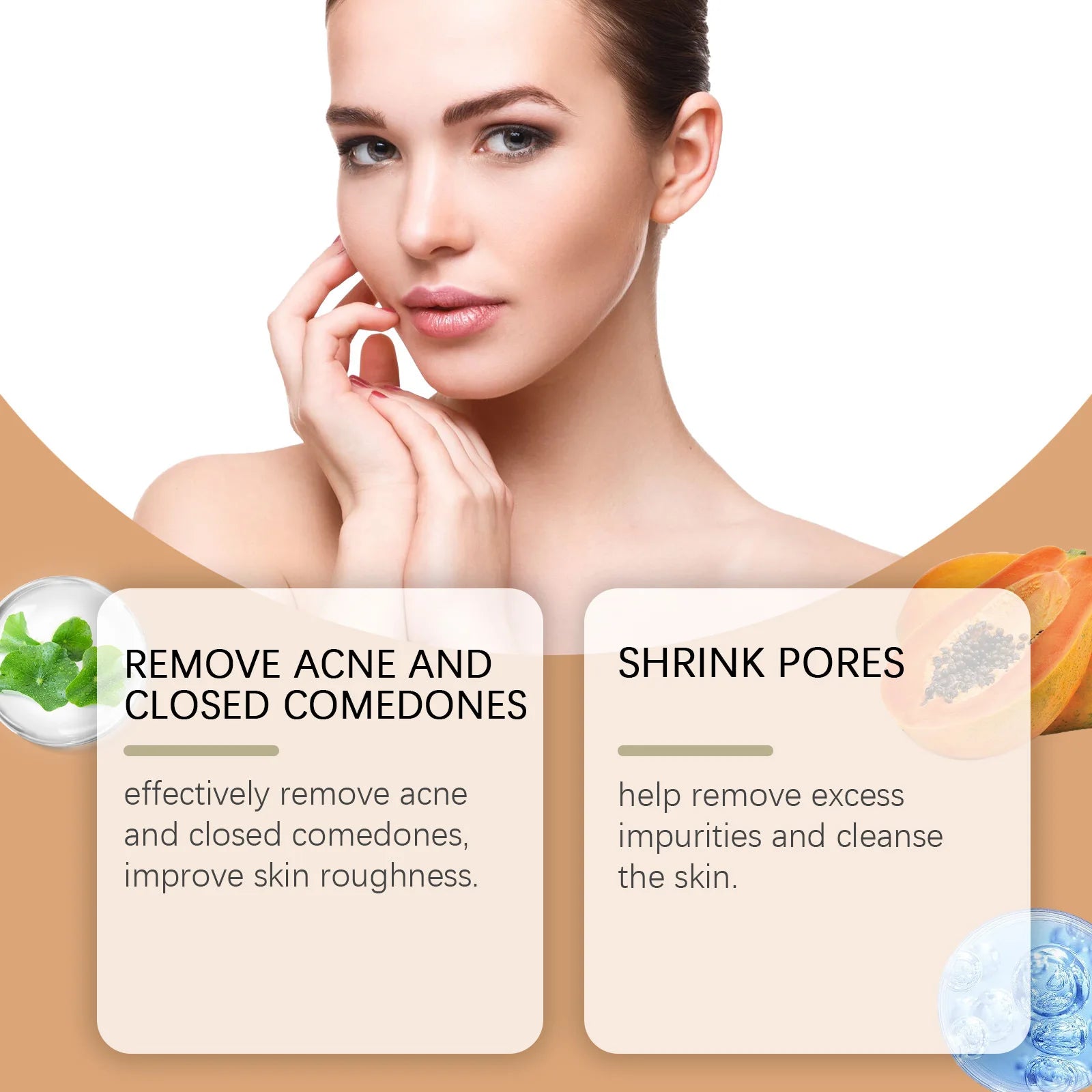Salicylic Acid Toner for Acne Removing Shrink Pores Control Oil Remove Pimple Exfoliating Brighten Moisturizing Skincare Product