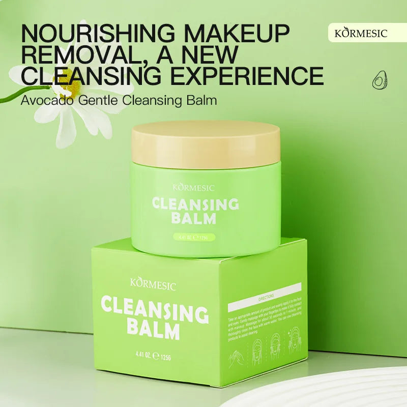 125g Avocado Gentle Cleansing Balm Centella Makeup Remover Soothing Skin Cream