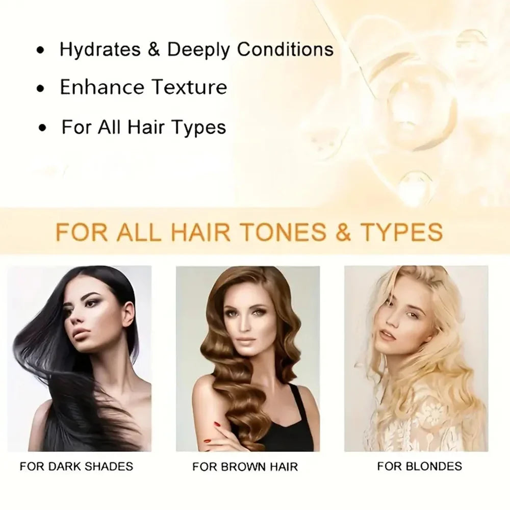 Keratin Hair Mask Professional  Repair Damaged Hair Restore Shine Hair Mask Promotes Hair Growth Fights Dandruff & Dry Scalp