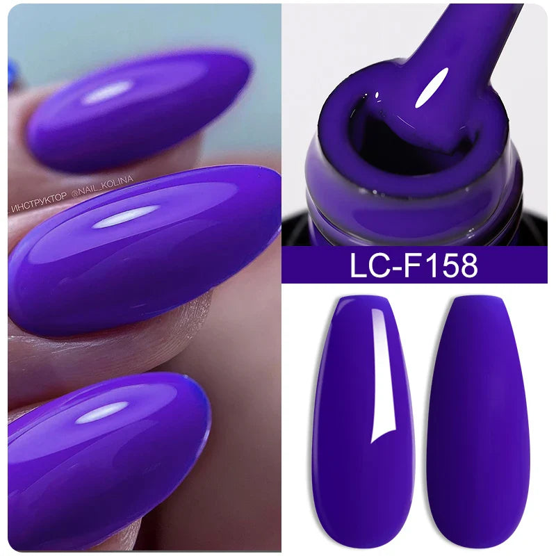 LILYCUTE Thermal Nail Gel Polish 3 Layers Temperature Shiny Color Changing Series Semi Permanent  Soak Off UV Nail Gels Polish