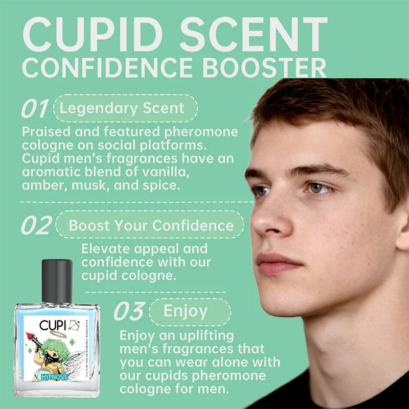 Cupid Hypnosis Cologne Perfume Pheromone Fragrance Spray of Man to Attract Women Flirting Scent Female Dating Angel Body Mist
