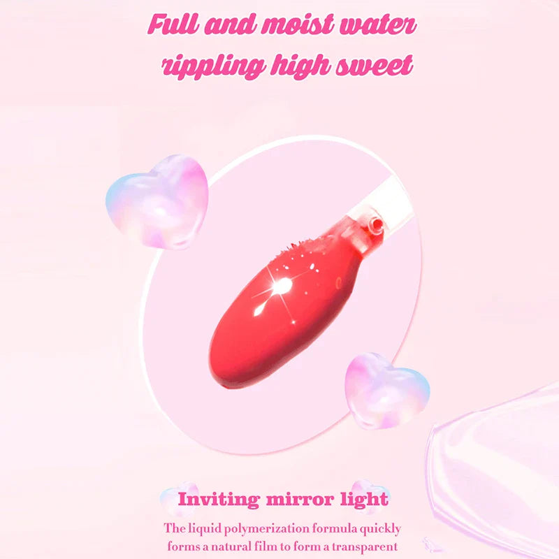 6pcs Moisturizing Min Plump Lips Lipgloss Transparent Lip Oil Sexy Lip Cosmetics For Make Up Liquid Lipstick Lips Cosmetics Gift
