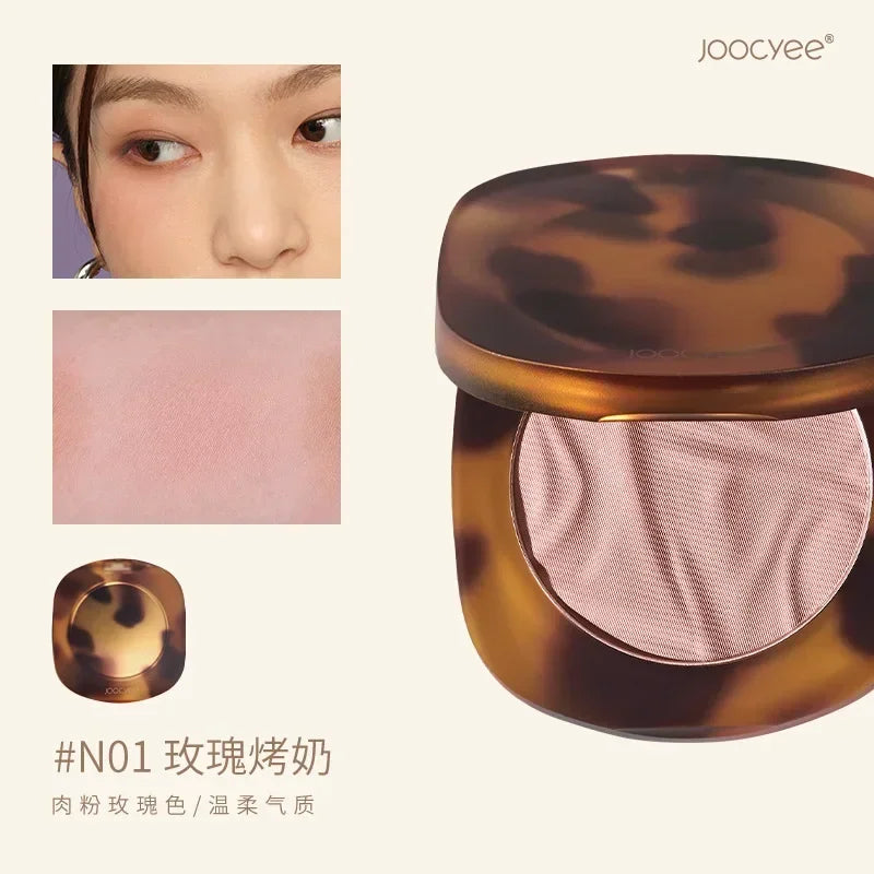 Joocyee Face Blusher Cheek Contour Cosmetics Matte Nude Makeup Blush Palette Highlight Cream Rouge Tint Pressed Powder Korean