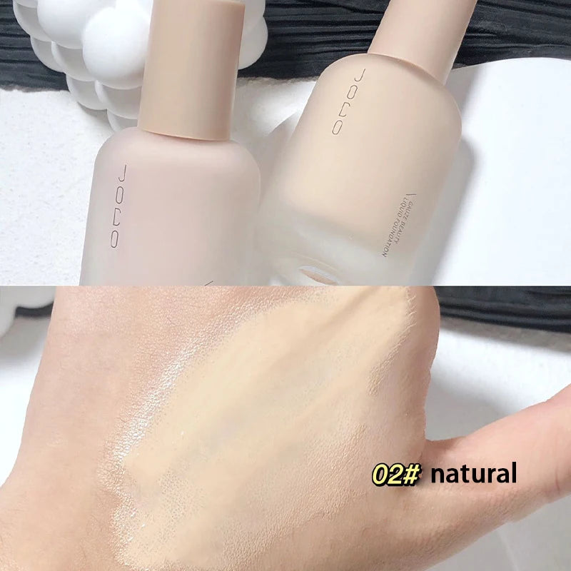 JOCO Liquid Foundation Oil Control Moisturizing Makeup Concealer Refreshing Natural Clear Waterproof Longlasting Face Makeup Hot
