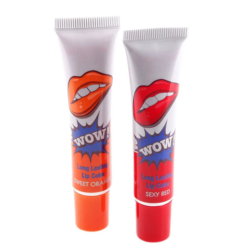 6 Colors Magic Peel Off Liquid Lipstick Waterproof Long Lasting Lip Gloss Tint Tear Off Amazing Lip Tattoo Women Makeup Cosmetic