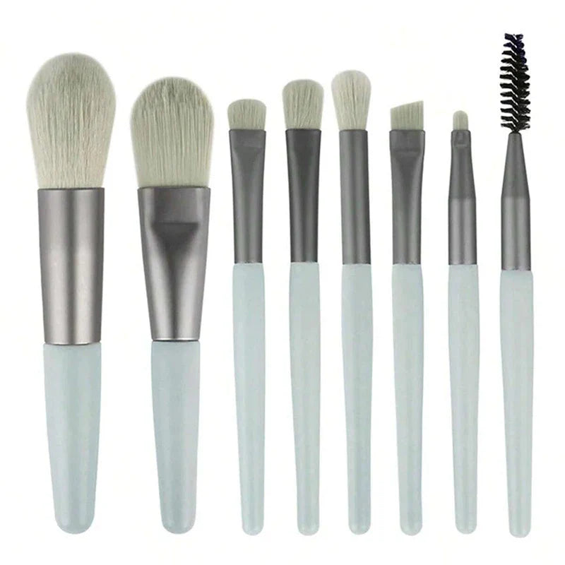 8Pcs Makeup Brush Set Makeup Concealer Brush Blush Loose Powder Brush Eye Shadow Highlighter Foundation Brush Beauty Tools