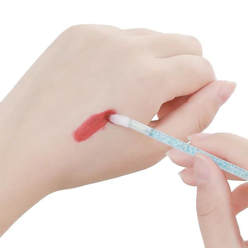 Wholesale 50Pcs Disposable Lip Brush Individual Lash Removing Cleaning Mascara Applicator Makeup Brushes For Eyelash Extension