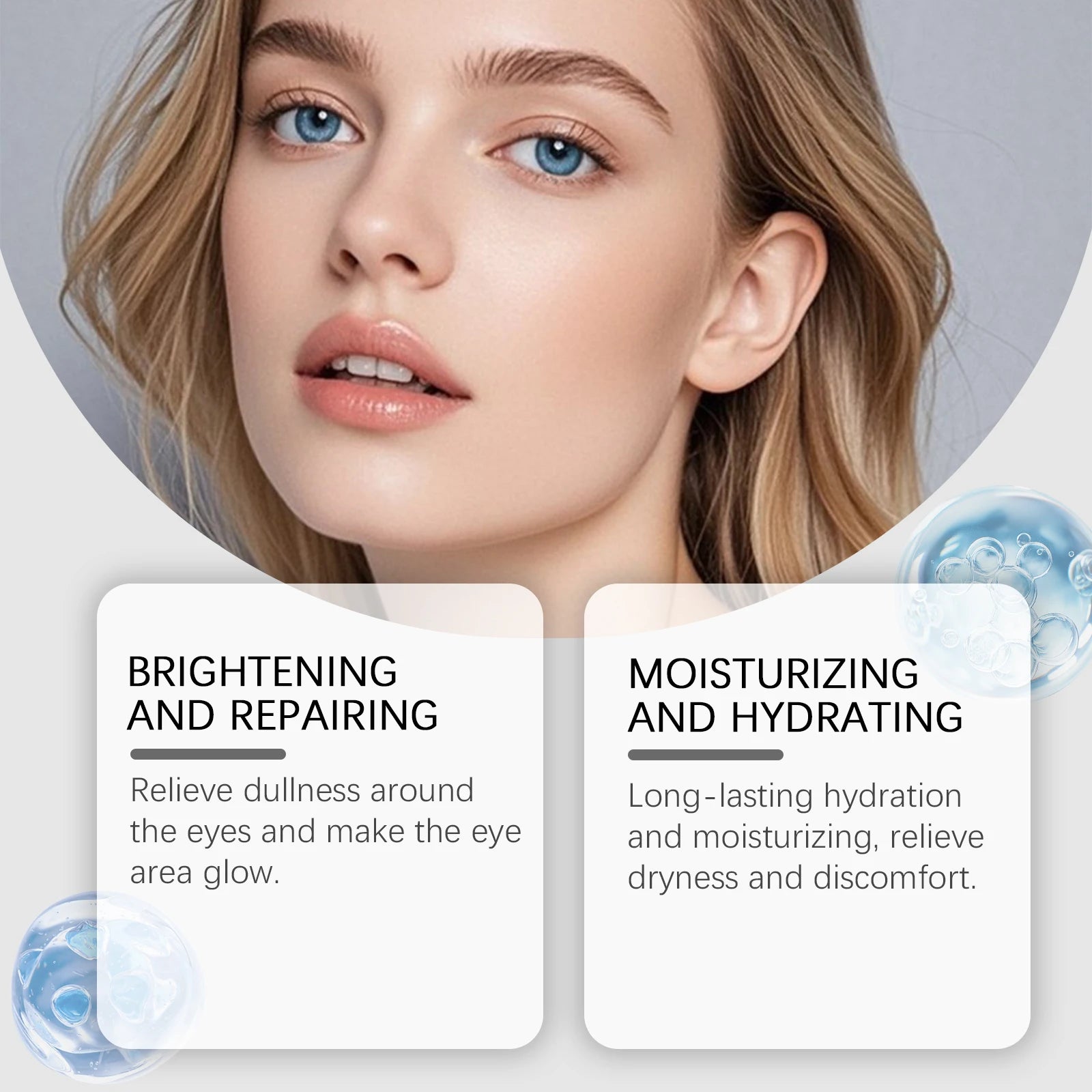 Retinol Eye Serum Massage Roller Eye Bag Removal Fade Fine Line Anti Dark Circle Puffiness Lifting Firm Brighten Eye Skin Care