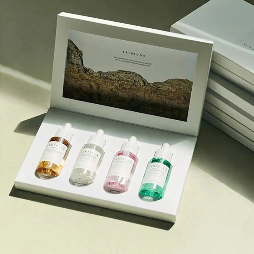 Centella Asiatica Skin Care Set Essence Moisturizing Brightening Capsule Ampoule Face Serum Nourishing Korean Cometics Skincare