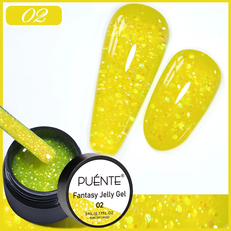 PUENTE 15ML Vitamin E Base Coat Gel Nail Polish For Soft Thin Breaking Nails Strengthen Soak Off UV Gel Varnish For Nail Care