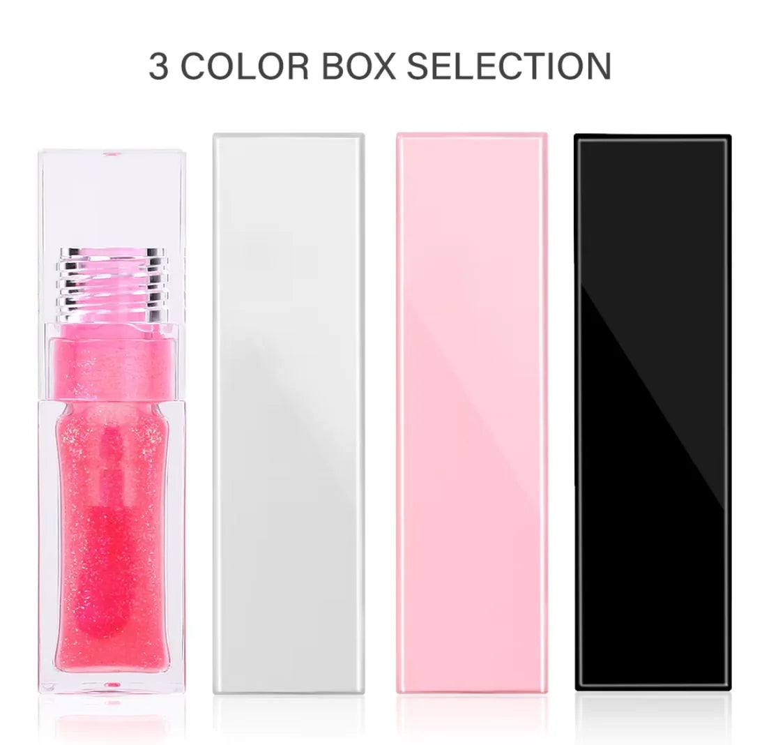Magic Lip Oil Color Changing Lip Care Plumper Long lasting Moisturizing Cruelty Free Vegan Glitter Lipgloss Custom Logo 5pcs