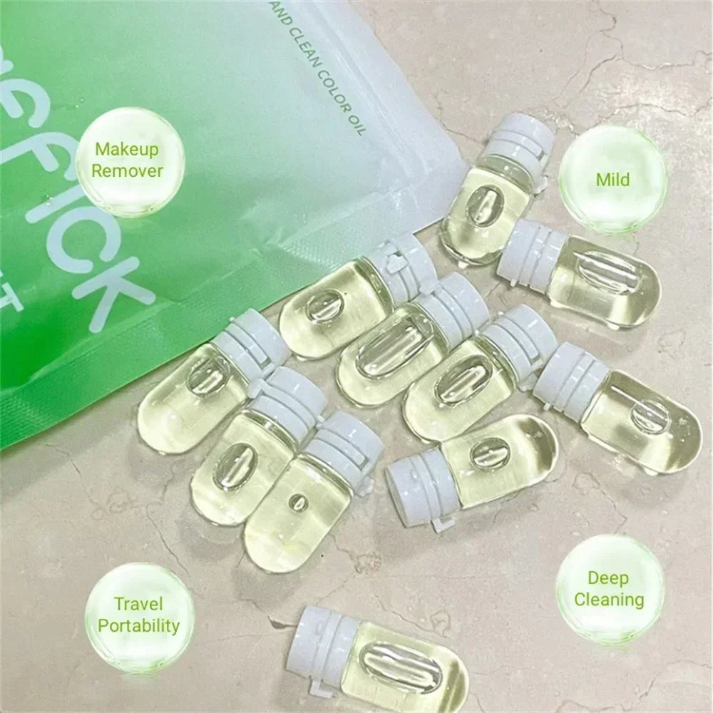 Capsule Cleansing Oil Camellia Secondary Throw Makeup Remover Butter Deep Cleaning Travel Portable Single Cosmetics Balm