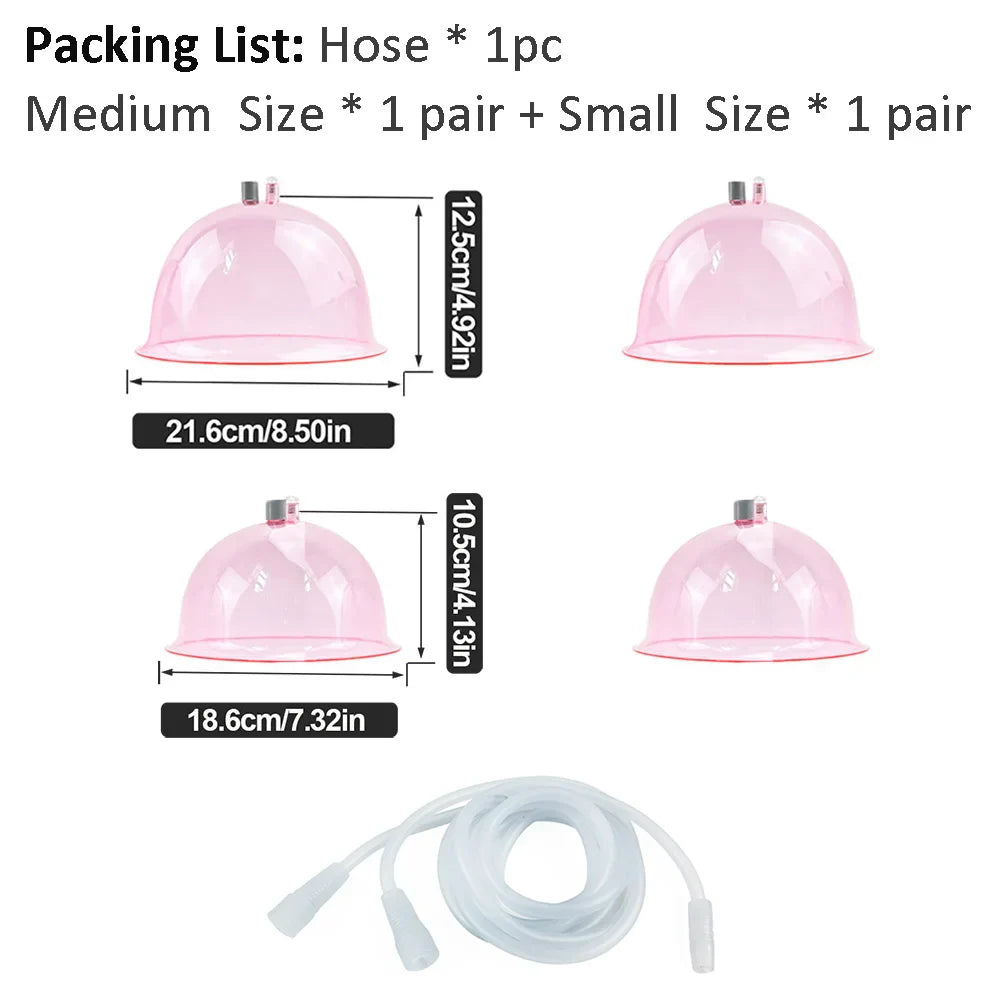 Suction Buttocks Lifting Cups Vacuum Butt Lift Improve Flat Sagging Buttocks Hip Plumping Jar