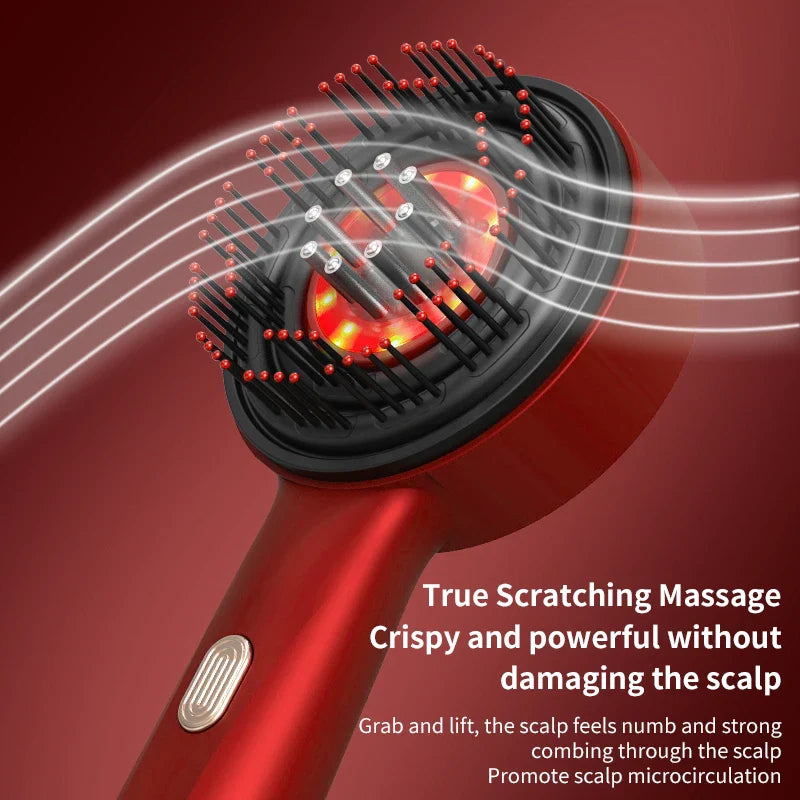 Electric Scalp Massage Comb Infrared Light Head Massager for Hair Growth Medicine Scalp Oil Applicator Anti-Hair Loss Hair Care