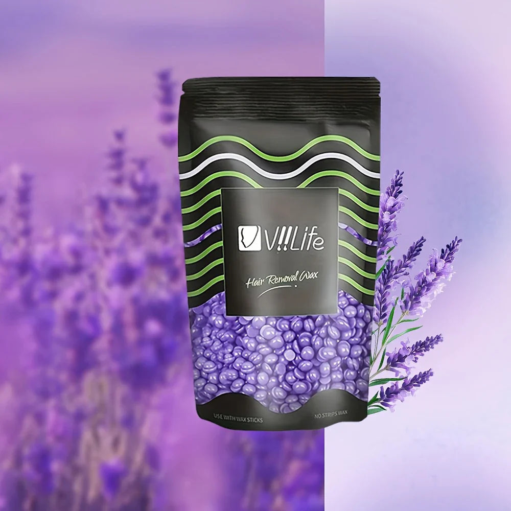 Vilife Hard Wax Beans for Hair Removal - Gentle & Effective Ideal for All Skin Types Perfect for Body Legs  Arms and Underarms