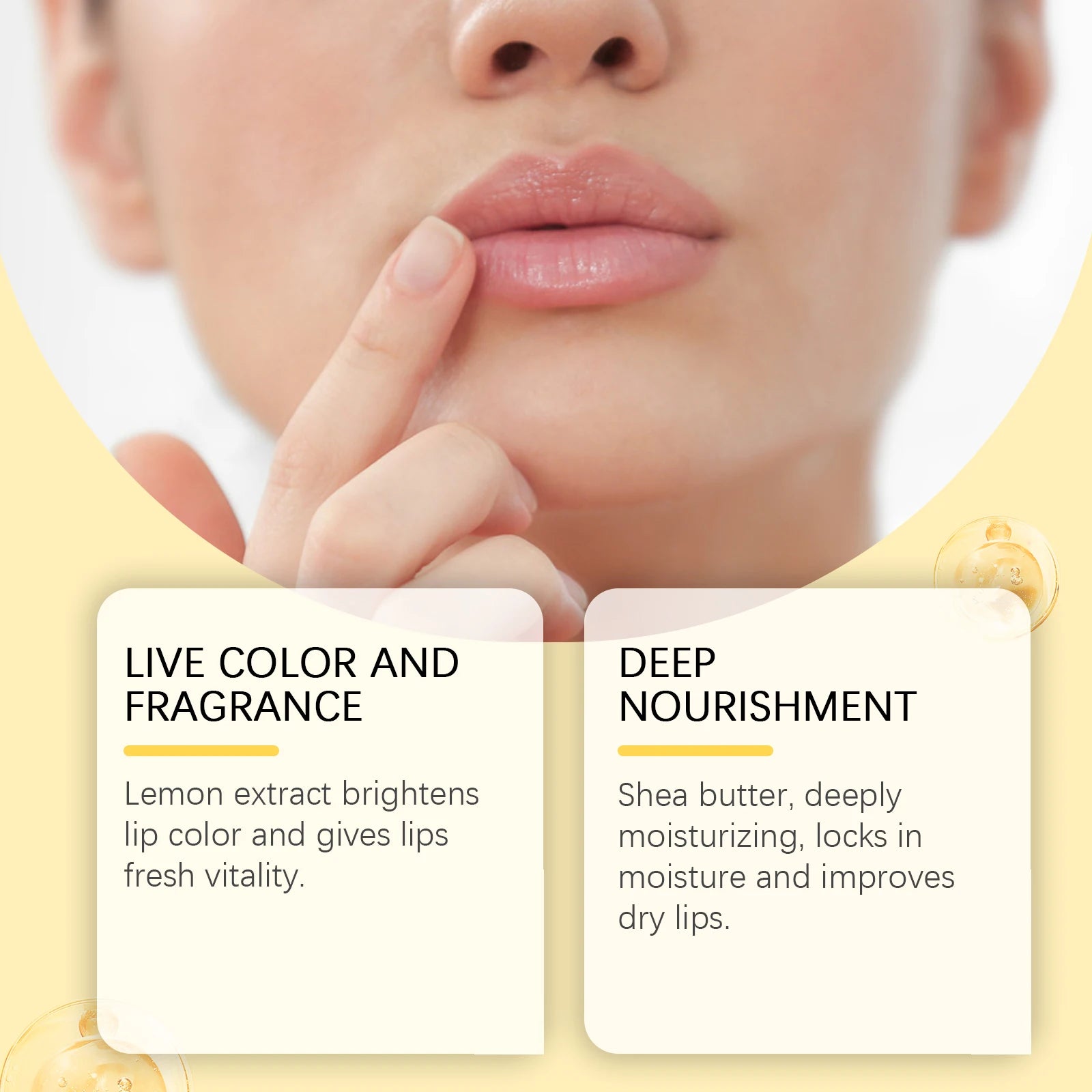 Lemon Ginger Lip Balm Turmeric Dark Melanin Remove Mask Gloss Oil Exfoliating Clean Improve Dullness Moisturizer Lip Balm Care