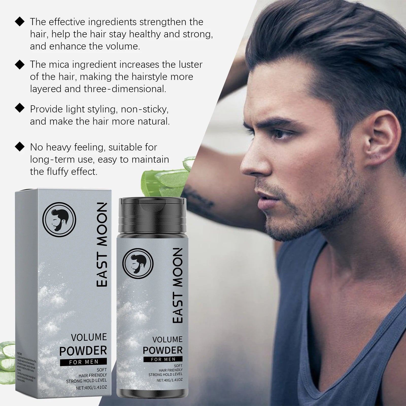 Hair Texturizer Volume Powder Long Lasting Keeping Hair Soft Fluffy All Day No Mess Dust It for Hair Styling Powder Hair Styling