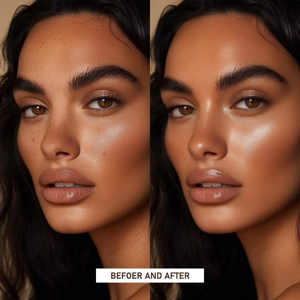 Lakerain Glow Bronzing Drops Nourishing Non-greasy Natural Glow Liquid Bronzer Cream Skincare Makeup Sunkissed Complexion