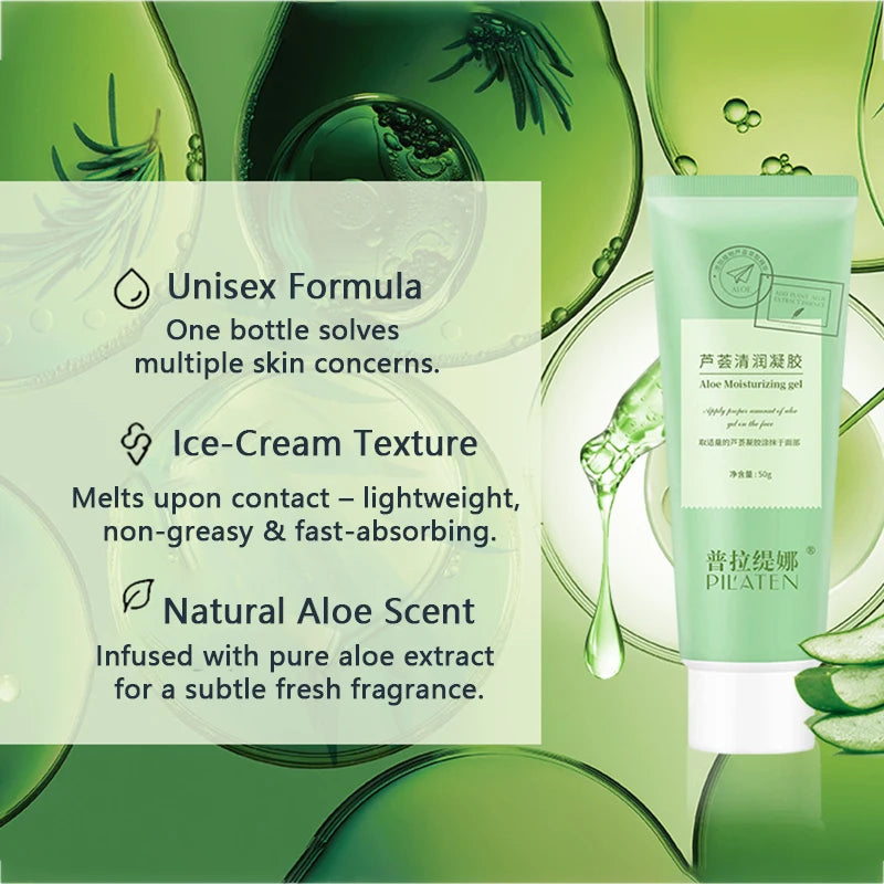 50g Moisturizing Repair Aloe Vera Gel Skin Care Natural Plant Extracts Ance Treatment Mild Soothing Face Care Day Cream Nourish