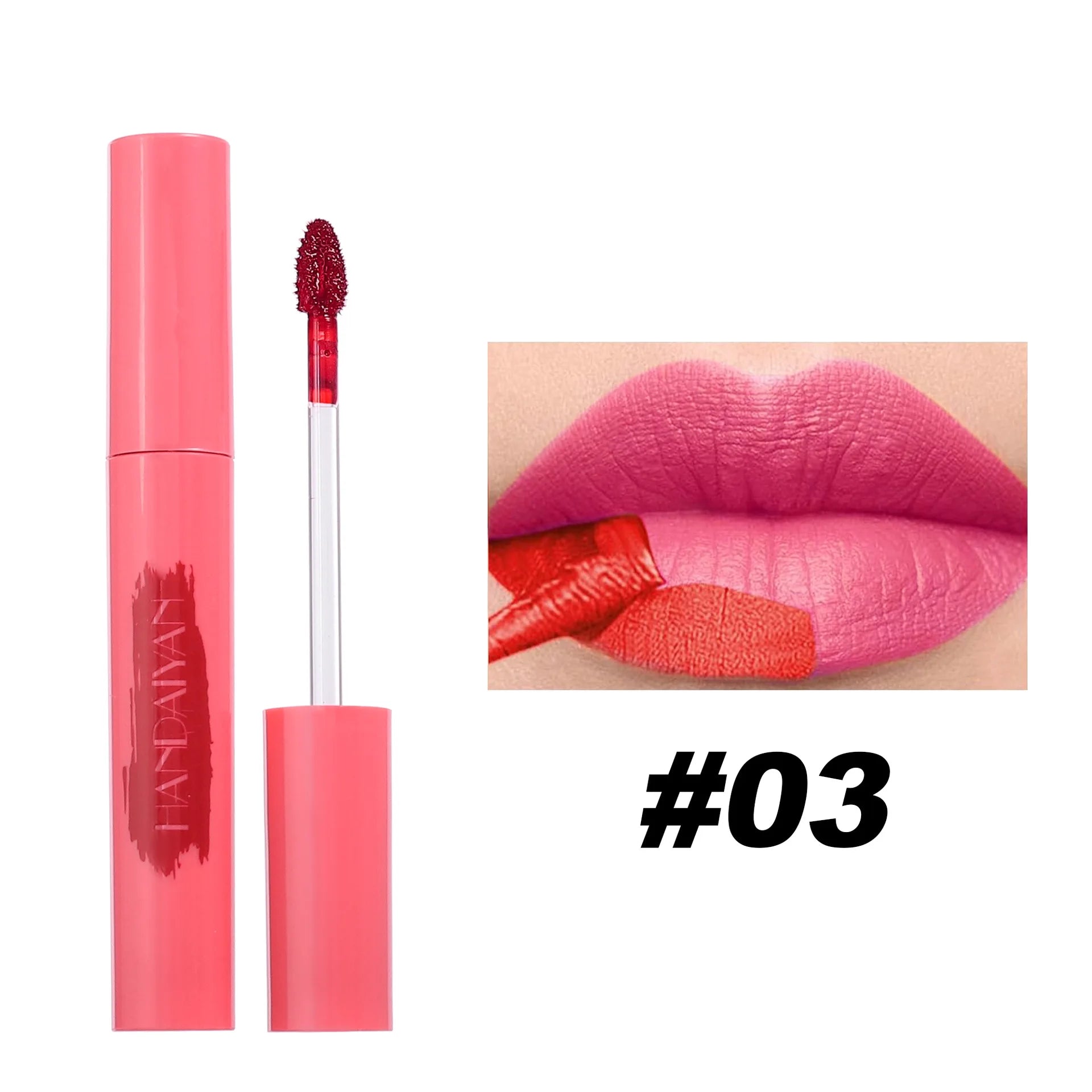 6 Colors Tear-Off Liquid Lipstick Matte Lip Tint Peel Off Lip Glaze Waterproof Long Lasting Makeup Sexy Red Lip Gloss Cosmetics