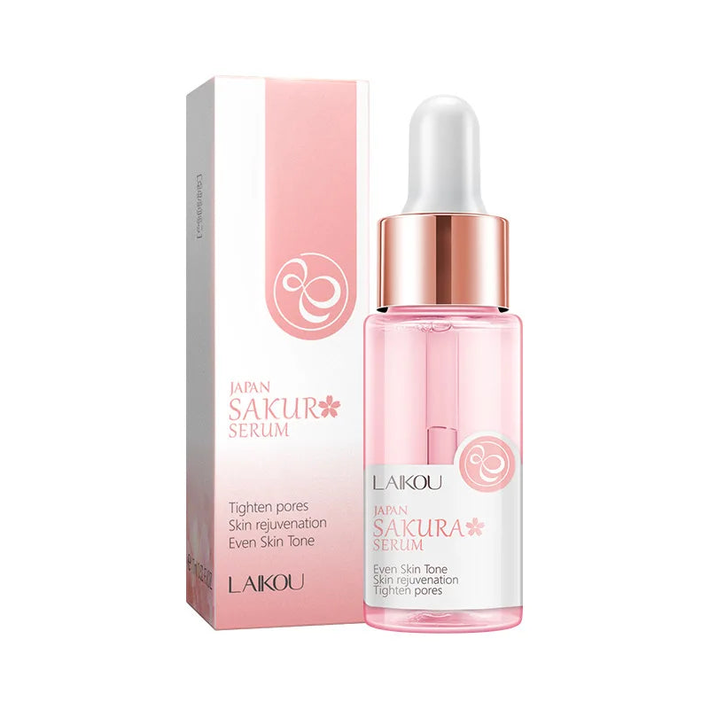 LAIKOU Sakura  Face Essence  Anti Wrinkle  Serum Shrink Pores Anti-Aging Moisturizing Dry Skin Care 17ml