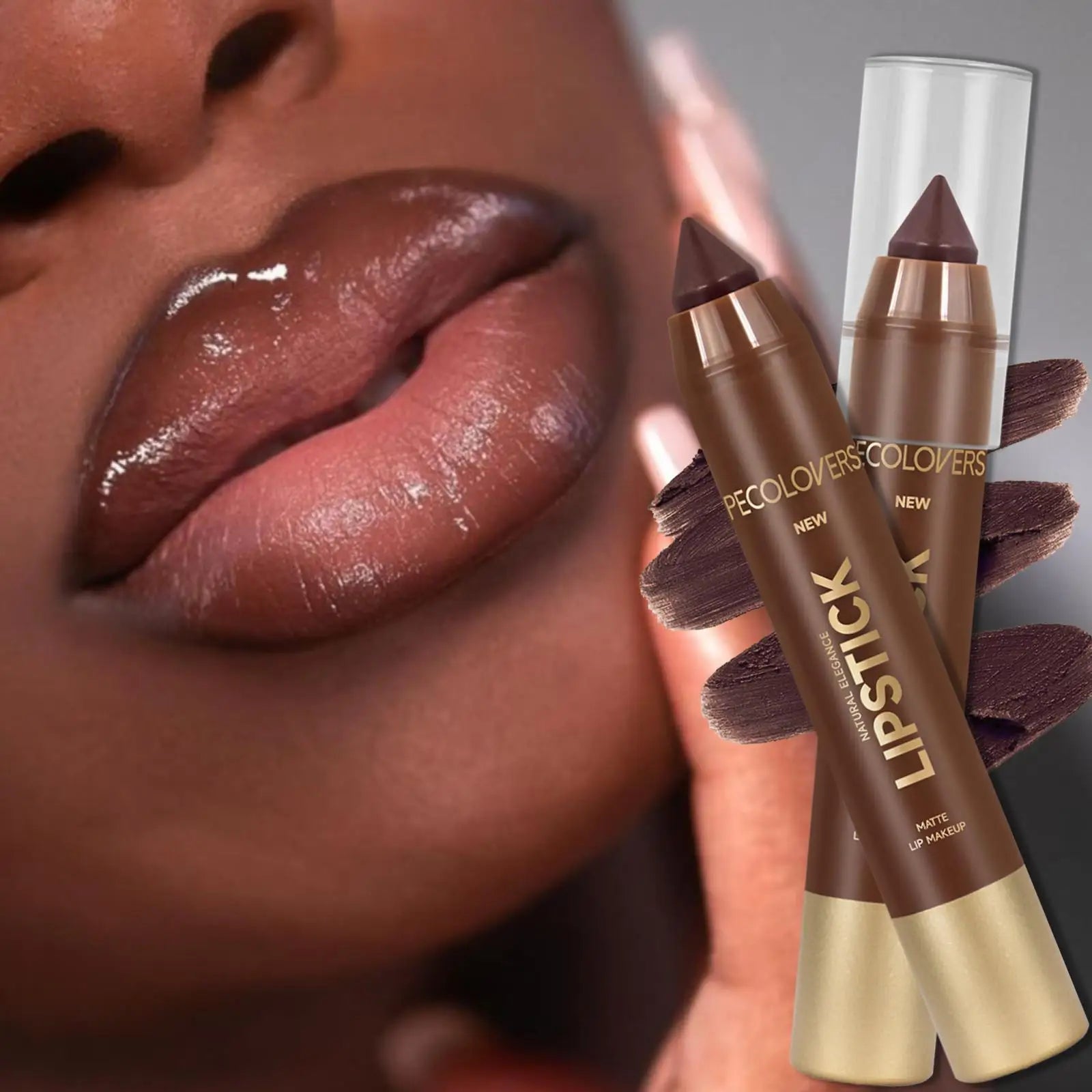 Fine Tip Lip Liner Pen – Soft Mist Matte Lip Crayon, Brown & Red Lipstick Pencil, Lip Contouring, Outline Tint Cosmetic