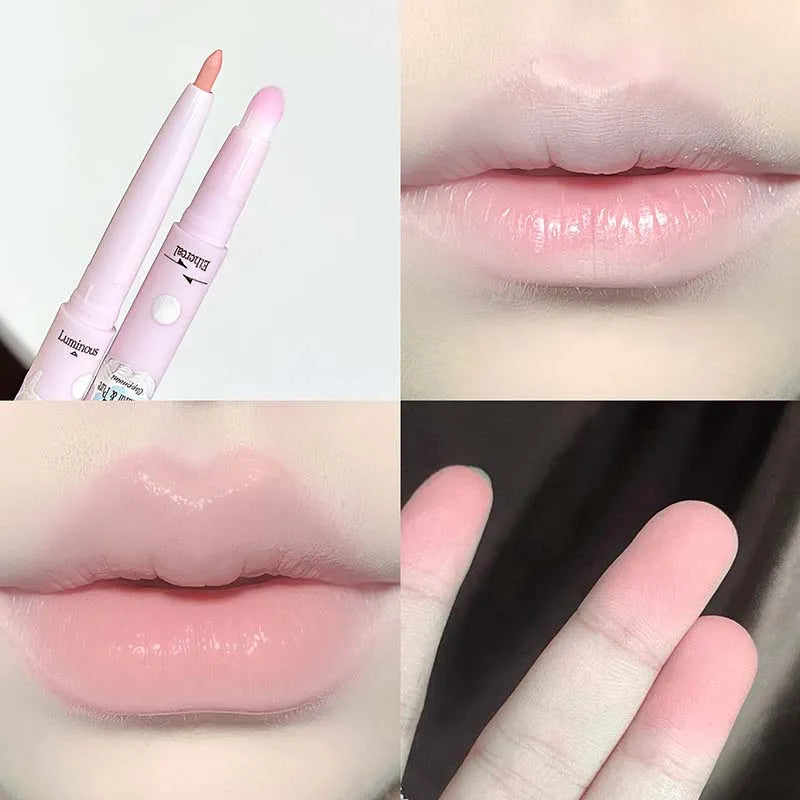Mist Pink Peach Matte Lipliner Pen Waterproof Plumping Quick-dry 2 in 1 Lipstick Pencil Natural Lip Liner Outline Contour Makeup