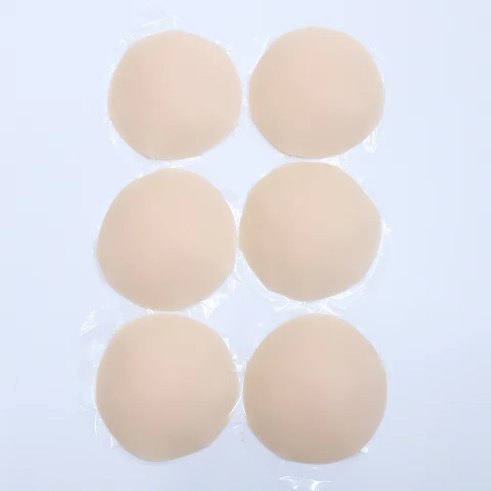 Nipple Cover Stickers Adhesive Tape Reusable Silicone Nippls Pasties Sticky Breast Bra Pads For Dress Bikini Women