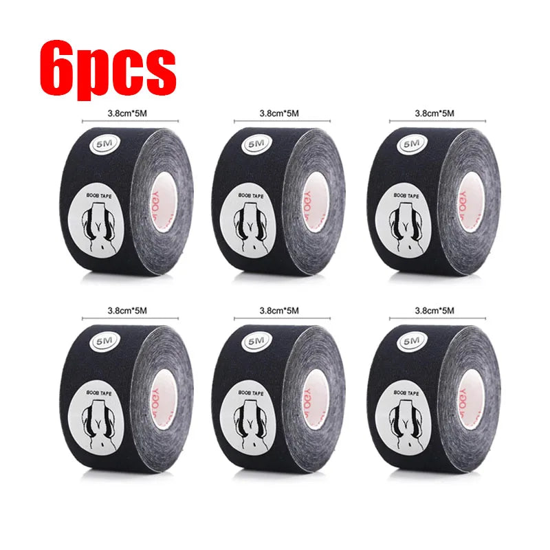 1-6pcs Boob Tape Breast Nipple Covers Push Up Bra Invisible Lift Tape Adhesive Bras Intimates Pasties Accessorie Bust Tape Women