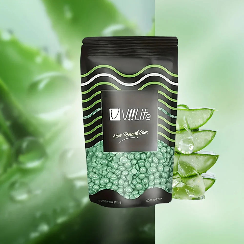 Vilife Hard Wax Beans for Hair Removal - Gentle & Effective Ideal for All Skin Types Perfect for Body Legs  Arms and Underarms