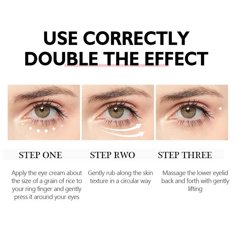 Nicotinamide Eyes Cream Dark Circles Remove Eye Bags Under Eye Hyaluronic Acid Moisturizing Serum Against Puffiness Eye Care Gel