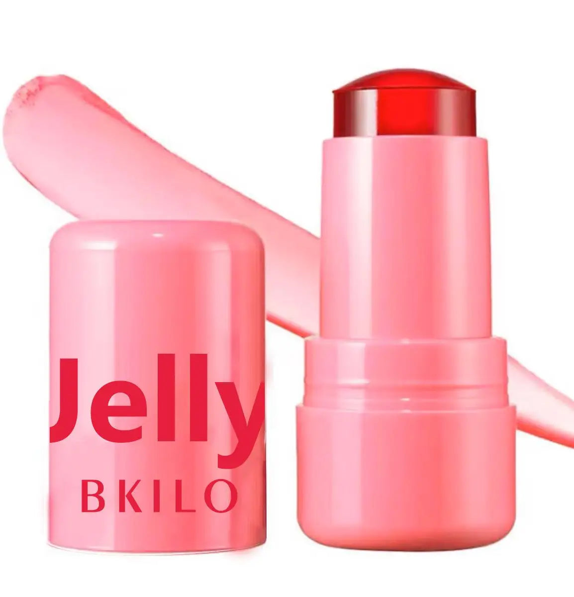3-in-1 Milk Jelly Tint Facial Blusher Wand Moisturized Long Lasting Matte Rouge Cheek Contour Lipstick Sticker Beauty Makeup