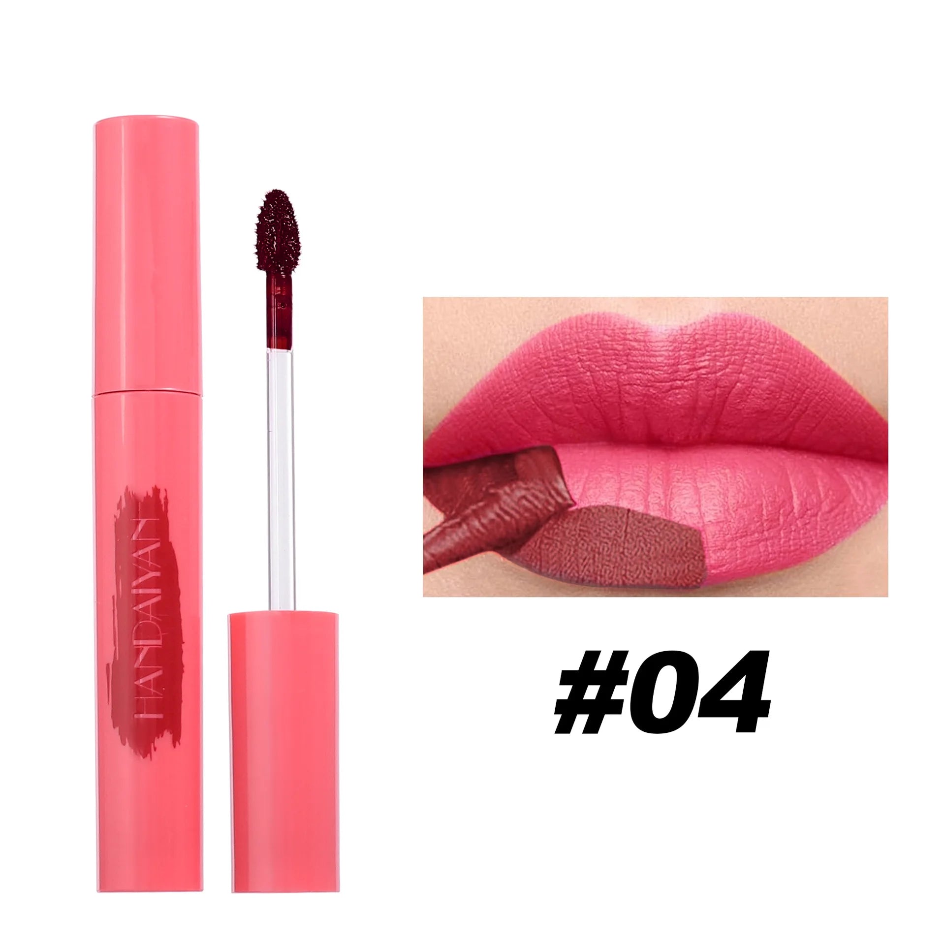 6 Colors Tear-Off Liquid Lipstick Matte Lip Tint Peel Off Lip Glaze Waterproof Long Lasting Makeup Sexy Red Lip Gloss Cosmetics