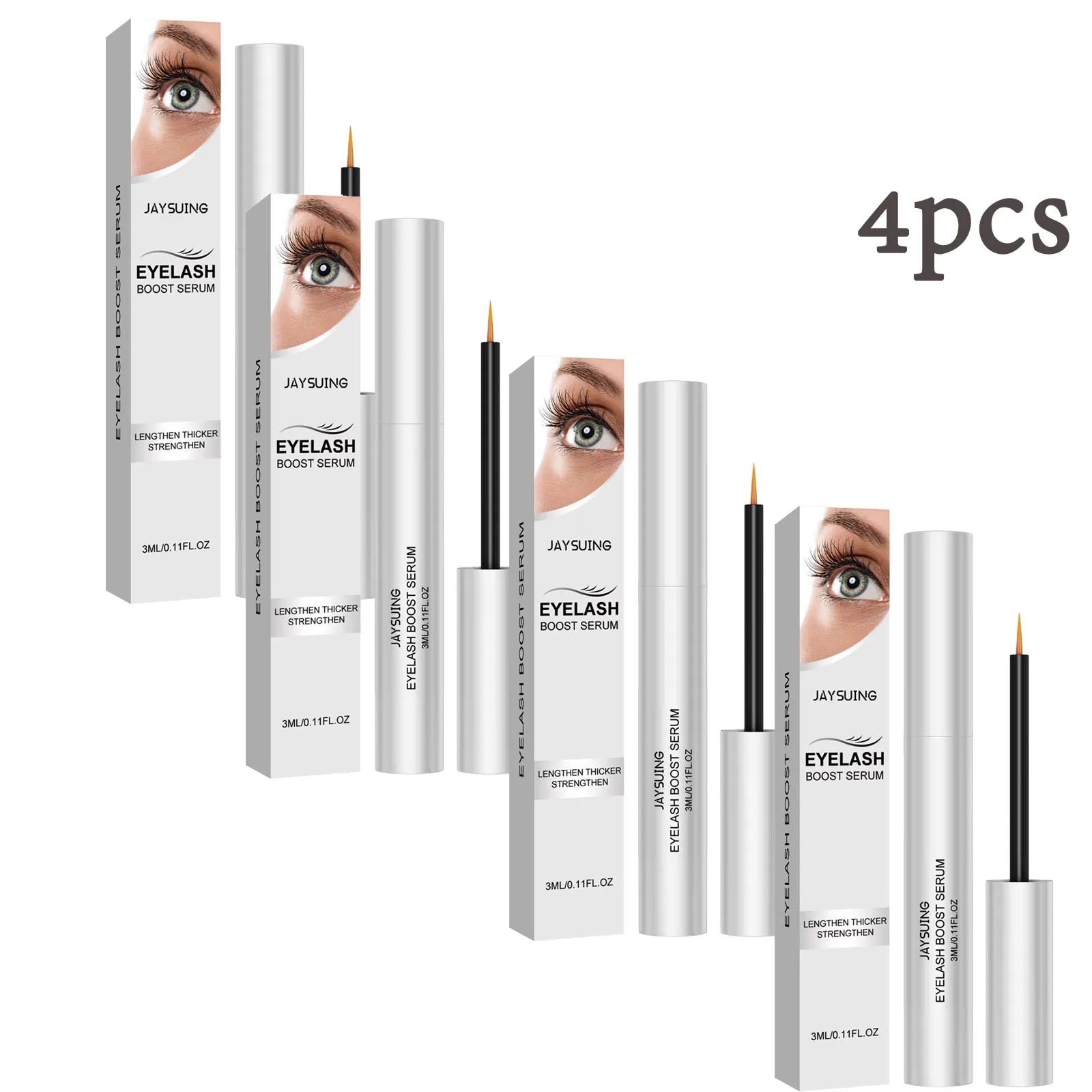 Eyelash Growth Serum Natural Curl Lengthening Lashes Lifting Liquid Volume Longer Thicker Fuller Nourishing Eyelashes Enhancer